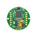 Green round led pulse width modulation dimmer PCB board surface mount components