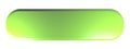 Green rounded rectangle push button Empty - 3D rendering illustration Royalty Free Stock Photo