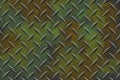 green rusty diamond plate stainless steel embossed metal floor traction tread