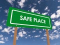 Safe place sign