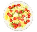 Green salad with cherry tomatoes