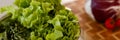 Green Salad Lettuce Bundle Closeup Photography