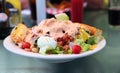 Chicken Louie with Thousand Island Dressing Royalty Free Stock Photo