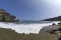Green Sand Beach, Hawaii Royalty Free Stock Photo