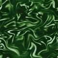 Green satin fabric texture luxurious shiny. Silk cloth background with with wrinkles and creases, soft waves blur pattern.