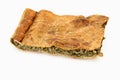 Green savory pie from Liguria, Italy