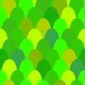 Green scales seamless texture. Background, pattern