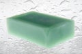 Green scented soaps Royalty Free Stock Photo