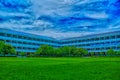 Green school HDR Royalty Free Stock Photo