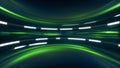 Green sci-fi background