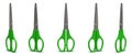 Green Scissors Set