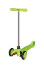 Green scooter for kids, non electric