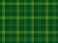 Green Scottish tartan