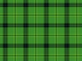 Green Scottish tartan