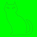 Green Screen Animal Shapes Outlines Layers