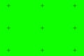 Green screen chroma key background, viewfinder camera frame, video film screen template, overlay. Cinema display with