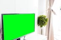 Green screen on smart 4k TV, FHD Digital Television