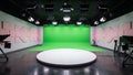 Green Screen Studio Royalty Free Stock Photo