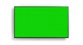 Green Screen Television Display Mockup Royalty Free Stock Photo