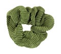 Green Scrunchy Hair Holder