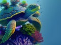 Green sea turtle