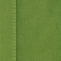 Green seamed fabric