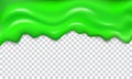 Green seamless dripping slime. Royalty Free Stock Photo