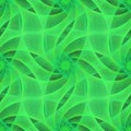 Green seamless fractal veil pattern Royalty Free Stock Photo