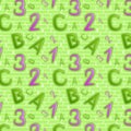 Green seamless pattern Royalty Free Stock Photo