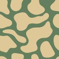 Green seamless pattern . Camouflage fabric. Military texture Royalty Free Stock Photo