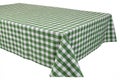 Green seamless pattern of gingham tablecloth Royalty Free Stock Photo