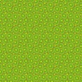 Green seamless pattern with kiwi slices.Vector flat illustration.Summer fruit background with healthy food Royalty Free Stock Photo