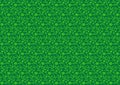 Green seamless plant pattern design wallpaper Royalty Free Stock Photo
