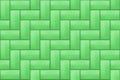 Green seamless subway herringbone tile pattern. Brick background Royalty Free Stock Photo