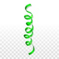 Green serpentine icon, realistic style