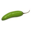 Green serrano chill peppers