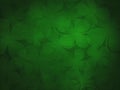 Green Shamrocks Background