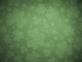 Green Shamrocks Background