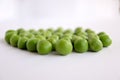 Green shelled garden peas