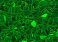 Green shining emerald crystal background Royalty Free Stock Photo