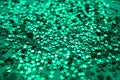 Green Shiny Star shaped confetti texture background