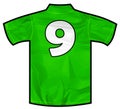 Green shirt nine