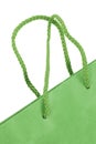 Green shopping bag Royalty Free Stock Photo