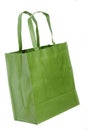 Green shopping bag Royalty Free Stock Photo