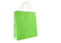 Green shopping bag Royalty Free Stock Photo