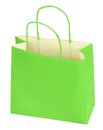 Green shopping bag Royalty Free Stock Photo