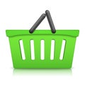 Green Shopping Basket