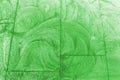 Green sidewalk chalk drawing background