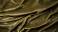 Green Silk Fabric Background With Opal Gold - Inspired By Emil Alzamora