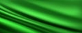 Green silk fabric wave texture luxury background Royalty Free Stock Photo